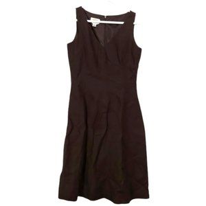 Talbots Irish Linen Chocolate Brown Dress Size 6